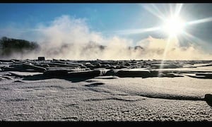 Officials monitor conditions as thick ice in Illinois, Kankakee rivers begins melting