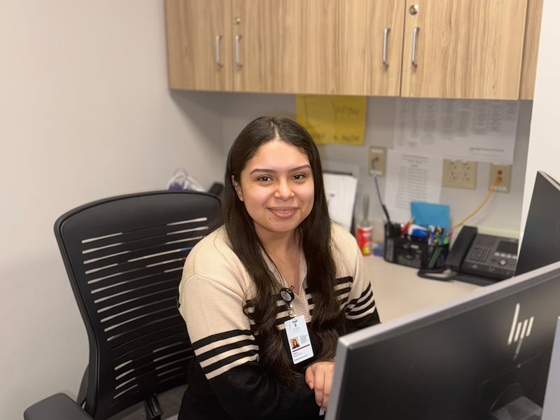Morris Hospital's January Fire Starter of the Month, Erika Arambula.