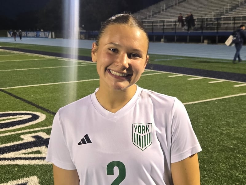 York sophomore Cate Carter