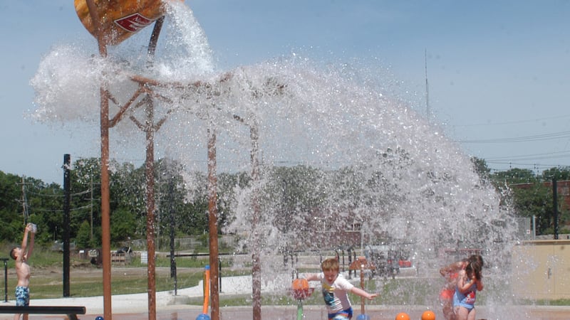 Photos: Splash Pad Dedication in Sterling