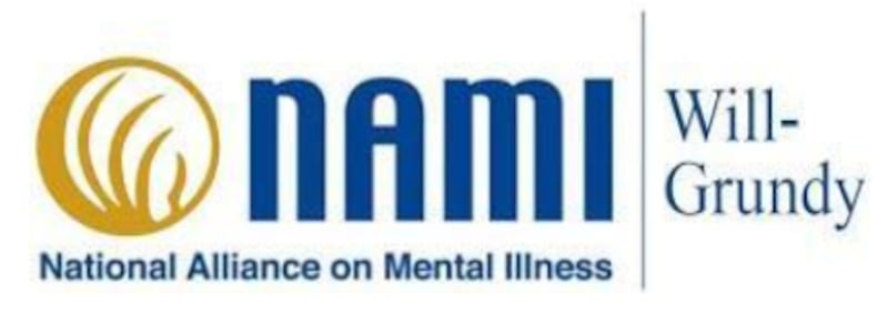 The logo for NAMI Will-Grundy.