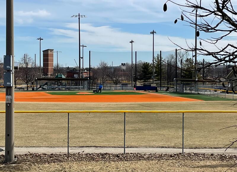 The softball fields at the Joliet Park District's Inwood Sports Complex along West Jefferson Street in Joliet on March 10, 2025.