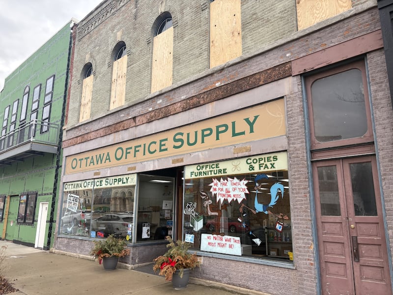 Ottawa Office Supply, located at 209 W. Main Street, will remain open for the next two to three years under a new lease agreement, despite plans to remodel part of the building into luxury short-term rental units.