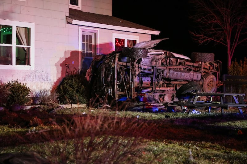 Two teens suffer life-threatening injuries from single-vehicle crash Wednesday evening near Woodstock.