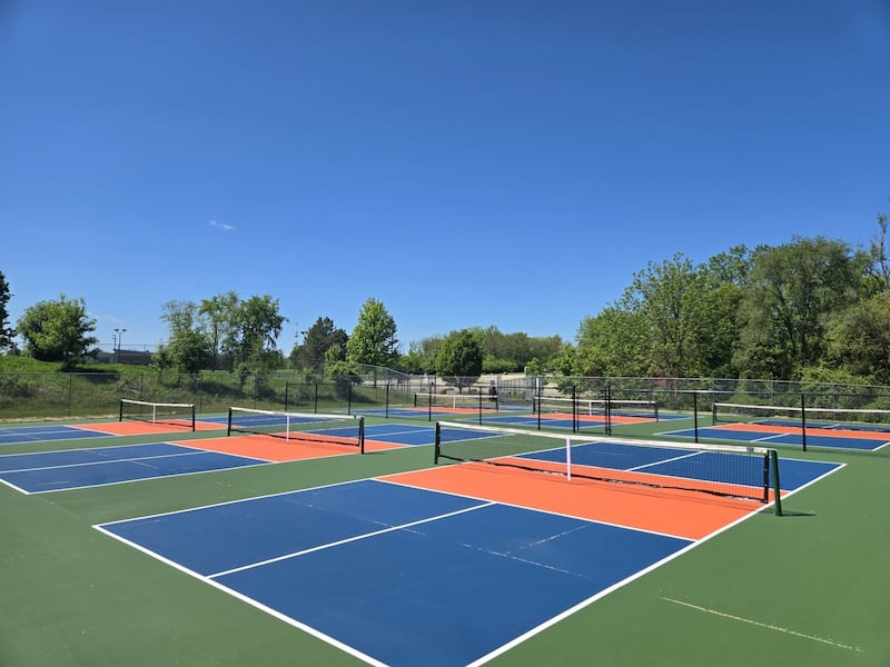 McHenry's Park and Recreation Department announced six new pickleball courts are now open at Knox Park.