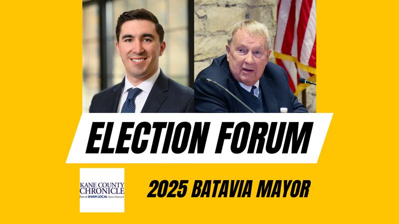 Batavia Mayor Forum: Thomas Connelly (left) and Jeffery Schielke