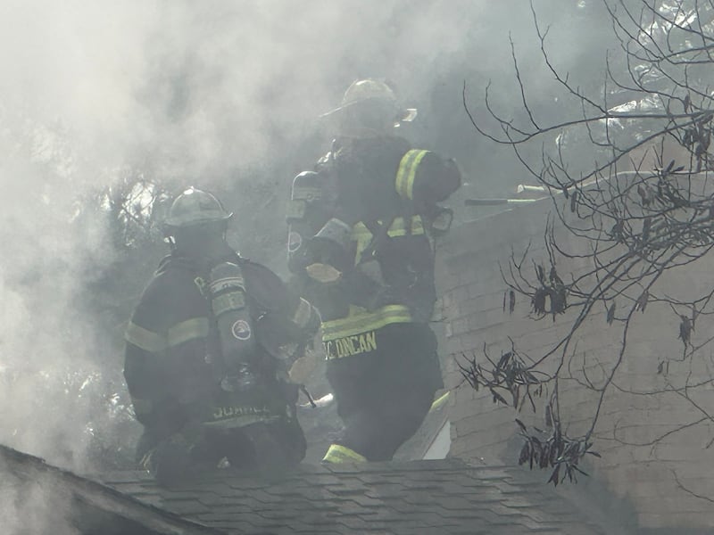 An observant Peru electric department employee is credited with helping stop a residential fire Monday at the 1900 block of Shooting Park Road.