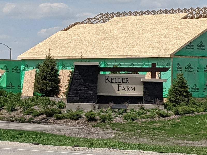 Houses continue to be built in the Keller Farm subdivision at the corner of Lockport Street and Wallin Drive in Plainfield.