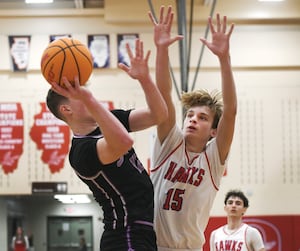 Photos: Oregon beats Rockford Lutheran 63-50