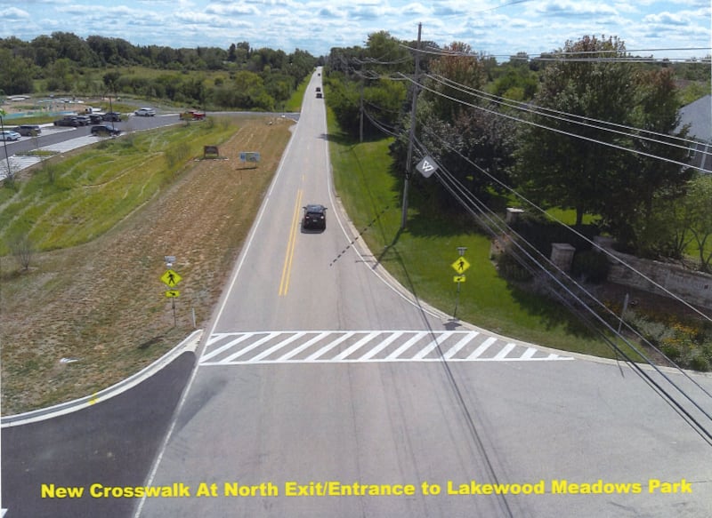 Lakewood has lowered the speed limit to 35 miles per hour along Haligus Road near the new Lakewood Meadows Park.