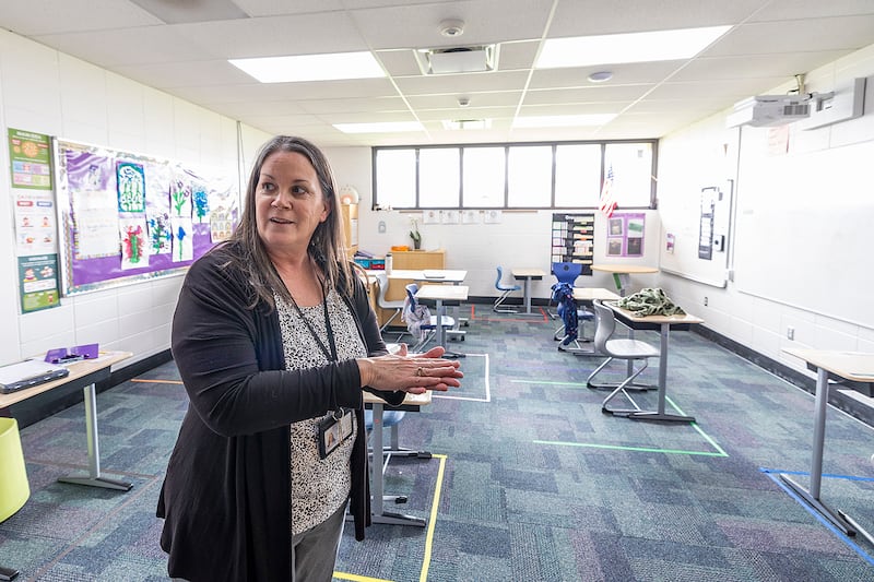 Thomas J. Dempsey Therapeutic Day School principal Janine Huffman speaks about the school. The newly established school is making strides in getting help for students with special needs.