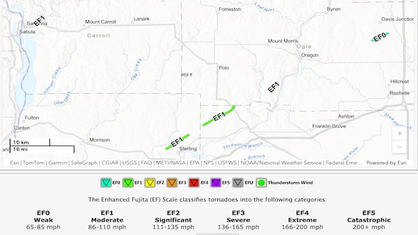 National Weather Service confirms tornado damage in Sterling in wake of April 2 storms