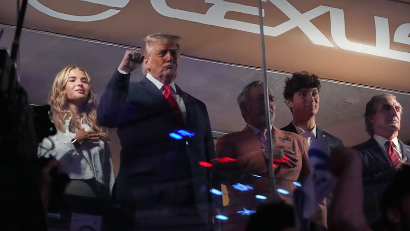 Donald Trump booed by the crowd during the anthem prior to Game 3 of the NBA Finals