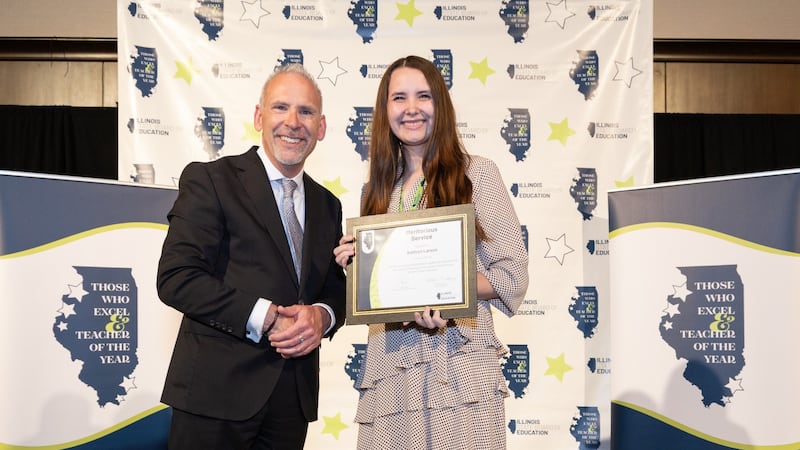McHenry High social science educator honored at Teacher of the Year awards