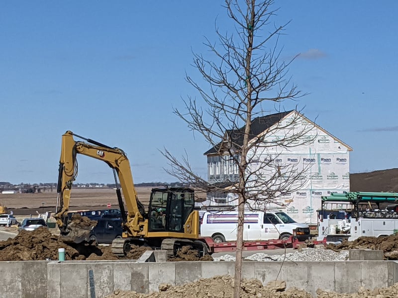 Work has started on the Vista Ridge housing development along Caton Farm Road on Joliet's west side. The 120-acre development will include 321 single-family residences and 76 townhouses.