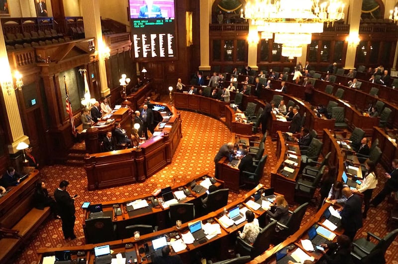 The Illinois House debates bills on Monday, April 7, 2025