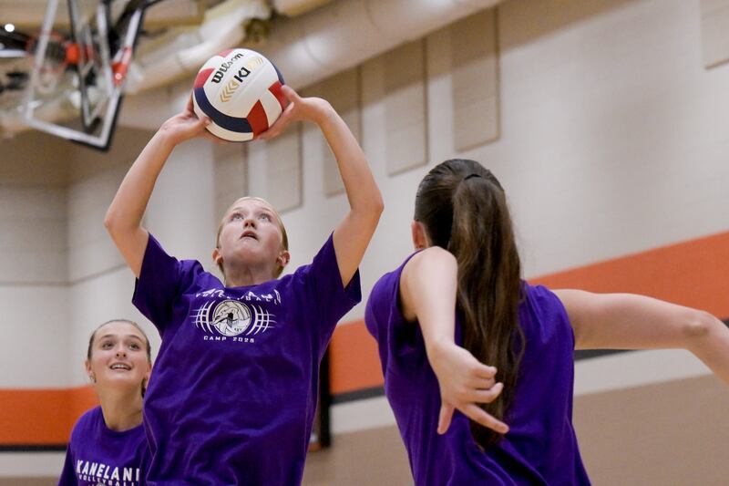 Kaneland’s Abi Carter during a summer league game at DeKalb High School against Central on Sunday, July 20, 2025.