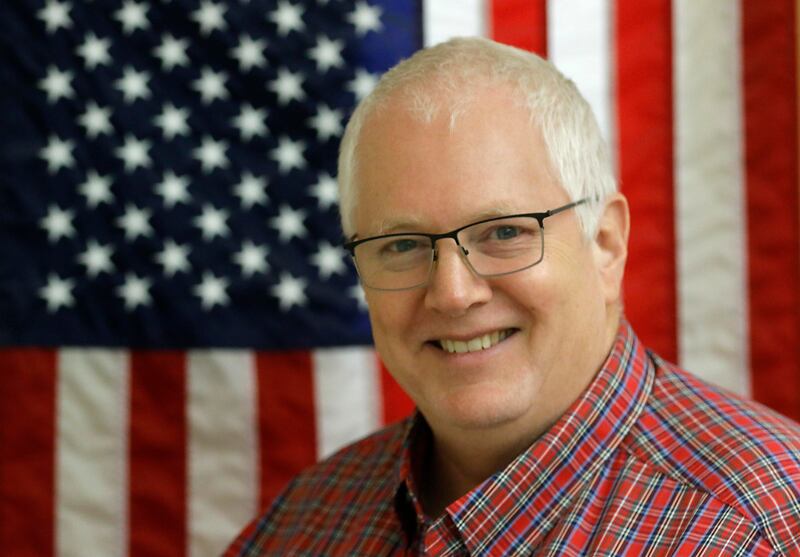 Michael Iwanicki, the superintendent of the McHenry County Veteran's Assistance Commission, in his office on Tuesday, Nov. 4, 2025, at the McHenry County Administration Building in Woodstock. He  plans to retire Jan. 2, 2026, after more than 20 years of connecting McHenry County veterans  to services and programs.