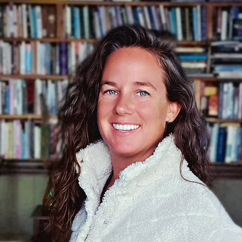 Fulton mural artist Eve Van Kampen.