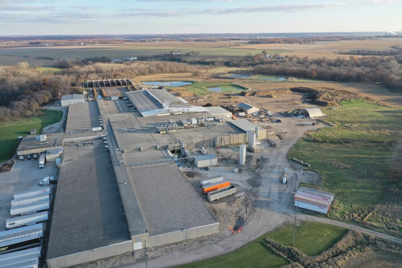 A view the Monterey Mushrooms plant on Friday, Nov. 10, 2023 in Princeton. The company has confirmed that it will close two of its mushroom growing locations by the end of January 2024, including the facilities in Princeton and Orlando, Fl. The plant employees more than 200 jobs and it has been in operation for over 50 years.
