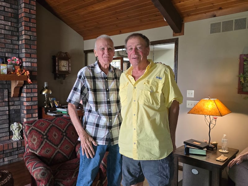 Bob Been, 77, of New Lenox, finally met Tony Consola, 77, of New Lenox, for the first time on Wednesday, Sept. 10, 2025, at Been's home, thanks to a mutual friend. Been was stabbed 10 times in 1969 at a hayride party and Consola. had organized a blood drive with 70 donors on Been's behalf after learning about the stabbing. Been was diagnosed with amyotrophic lateral sclerosis (ALS) in February and wanted to thank Consola while he still could.