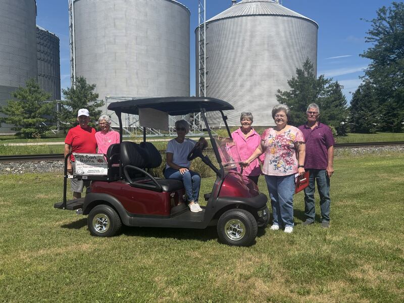 Jill Hamann of Putnam was named the winner of the 2015 full custom street-legal Club Car Precedent golf cart.