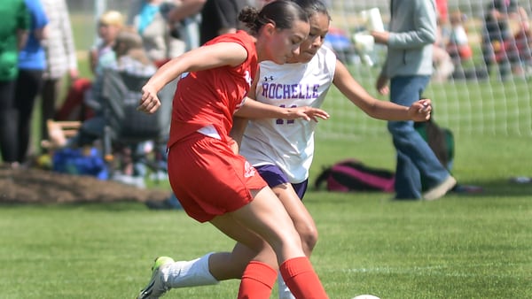 Photos: Oregon edges Rochelle 3-2 in girls soccer