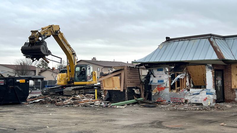 Photos: Demolition begins at Tom & Jerry's following January fire
