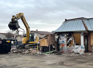 Photos: Demolition begins at Tom & Jerry's following January fire