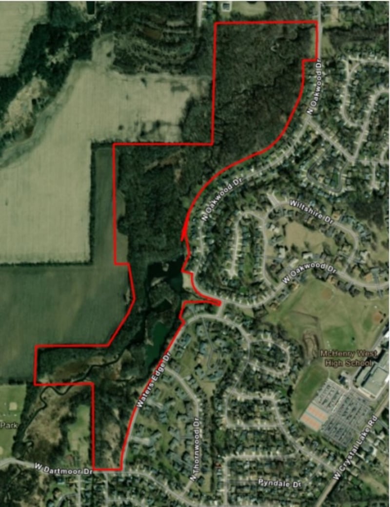 The donation of  94 acres of unbuildable land along Boone Creek was accepted by the McHenry City Council on Monday, Dec. 15, 2025. The city is eyeing the land for future pedestrian paths.