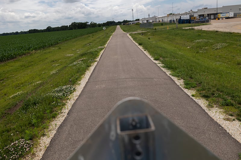 Building of the next section of the Sterling multi-use path is about to begin. The path will eventually run out to Sauk Valley Community College, a distance of four miles.