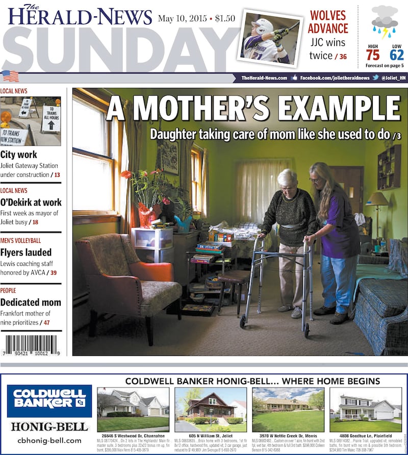 The Herald-News cover: May 10, 2015