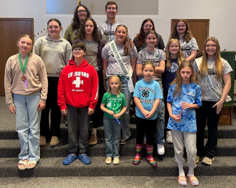 Marshall–Putnam 4-H members achievement awards ceremony recipients