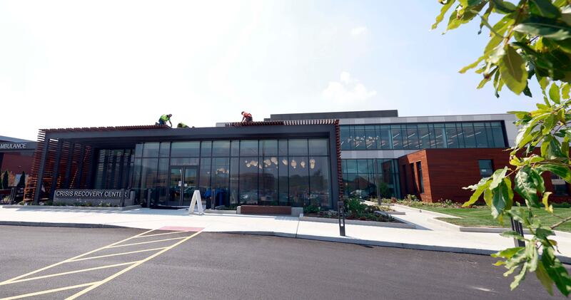 The new DuPage County Crisis Recovery Center Wednesday, Aug. 6, 2025 in Wheaton. The center will serve as an alternative to hospital emergency rooms. Family members, emergency medical services workers and law enforcement officials will be able to bring adults and young people experiencing a mental health or substance use crisis to the new facility.