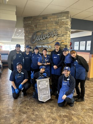 Culver’s of Rock Falls recognized with national Silver designation