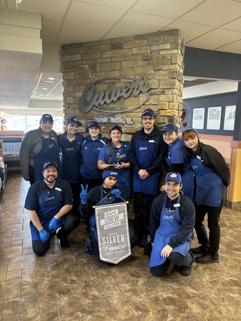 Out of over 1,050 Culver’s restaurants, Culver’s of Rock Falls received Silver recognition in the nationwide 2025 Culver’s Crew Challenge.
