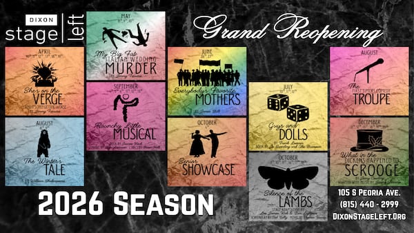 Dixon Stage Left celebrates grand reopening for 2026 season in April