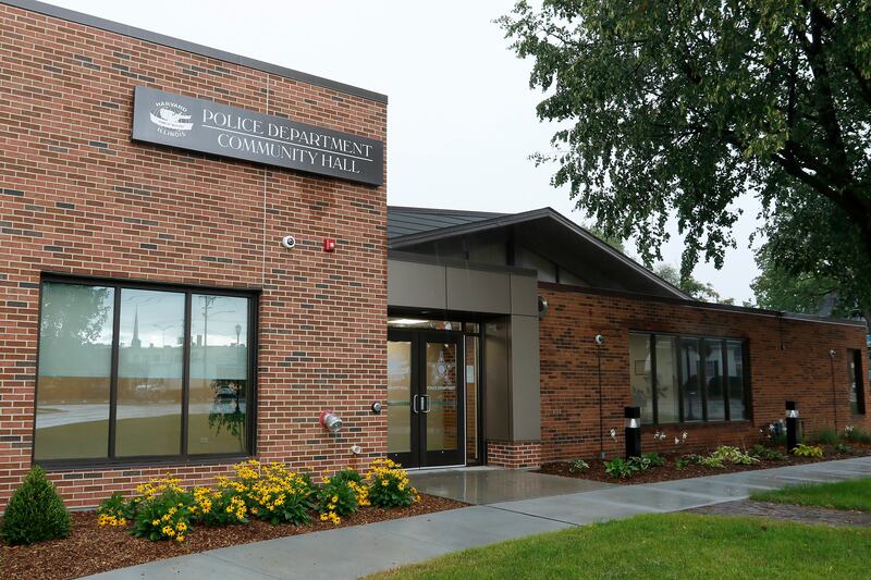 The new Harvard Police Department is seen on Tuesday, Aug. 24, 2021, in Harvard. The building has been operational since April and has been waiting for all of the finishing touches to be completed before being showcased to the public.