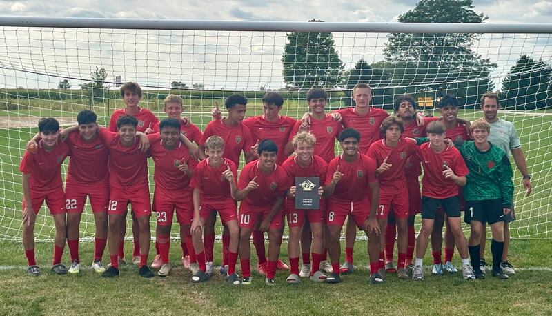 The La Salle-Peru boys soccer team won the Earlville War on 34 Tournament on Saturday, Aug. 30, 2025 in Earlville.