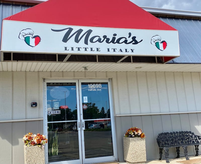 Maria’s Little Italy, 1969 DeKalb Ave. B., Sycamore, shown here on Tuesday, Aug. 26, 2025, will serve its final meal on Aug. 30 after almost seven years in business, its owner announced.