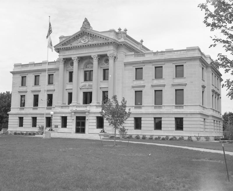 The DeKalb County Courthouse in Sycamore, shown in September 1988.