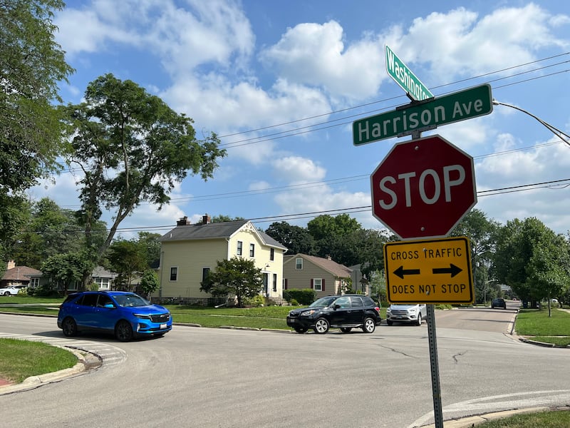 The city of Wheaton has commissioned a traffic calming study at Harrison Avenue and Washington Street.