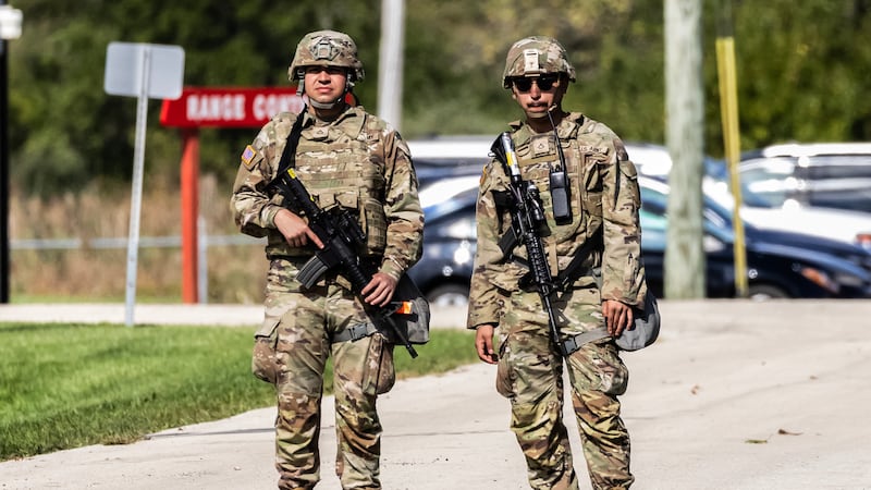 Photos: National Guard members maintain presence in Will County