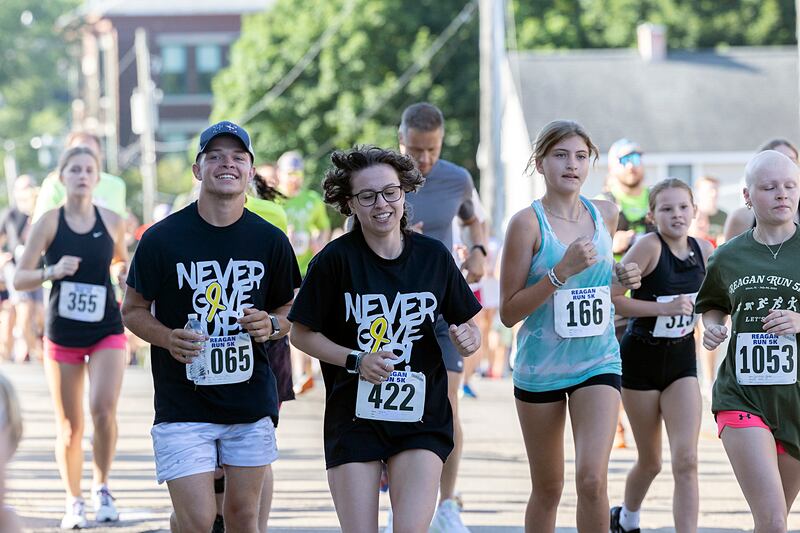 Over 1,000 runners took part in the Reagan Run Saturday, July 6, 2024 in Dixon.