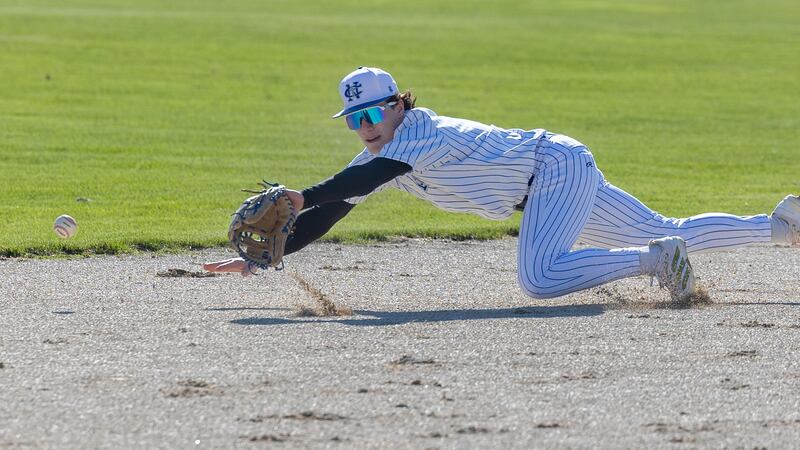 Newman baseball pulls away with eight runs in 12-2 Three Rivers win over Princeton