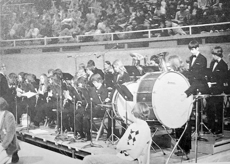 In 1976, the Tiskilwa pep band under the direction of Jim Jones was selected as the very first high school band to play at the state tournament. The Tiskilwa band will be honored fat state Thursday in Champaign, which will be exactly 50 years to the day of their performance.