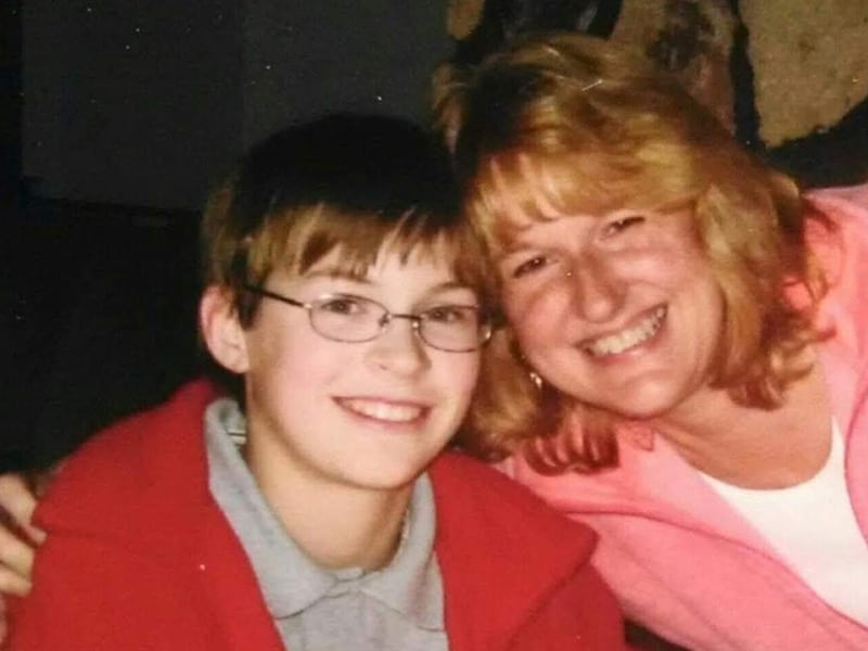 Diane Brokaw and her son, Zach, who passed away in 2015. For the seventh annual "Stock the Stuffing for Zach" fundraiser, Brokaw said she is hoping to do things for victims of this past hurricane season come February 2023.