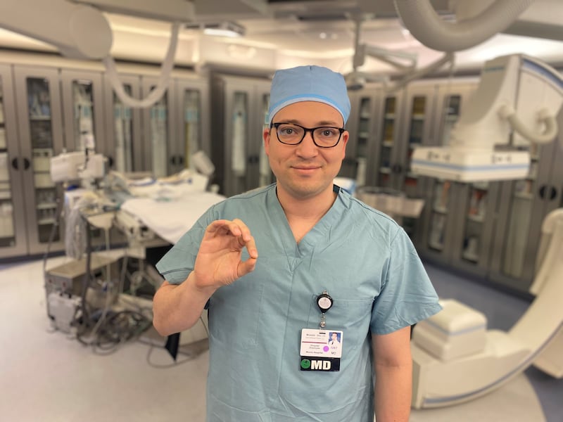 Dr. Mostafa Ghanim from Morris Hospital.