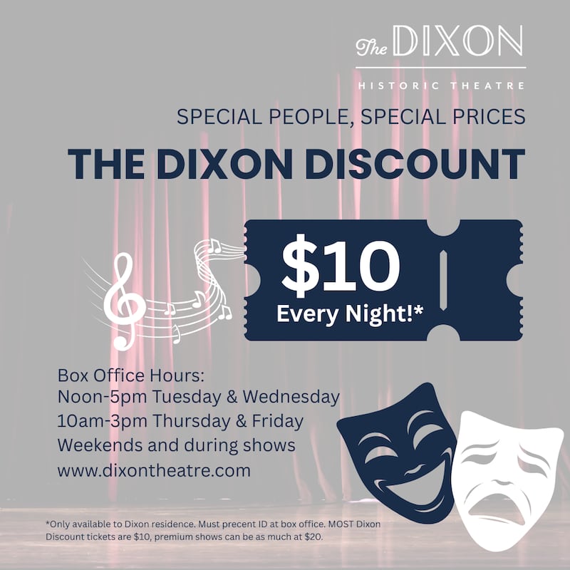 Dixon Theatre - The Dixon Discount