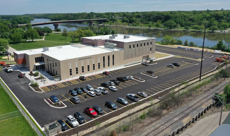 An aerial view of the new YMCA on Monday, May 6, 2024 in Ottawa.